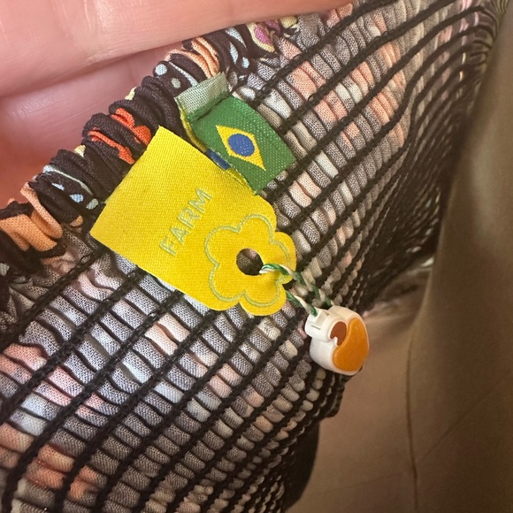 FARM Rio Black Floral Mini Dress - Picture 10 of 12